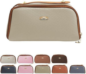Double Zipper Cosmetics Bag